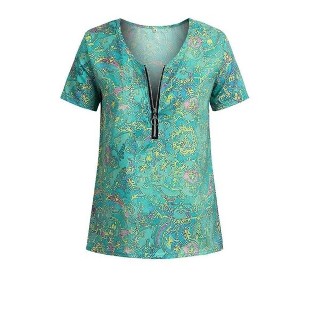 Printed Zip‎ Up Top - Picture 8 of 16